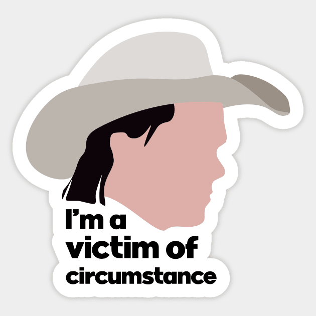 Victim of Circumstance Sticker by calliew1217